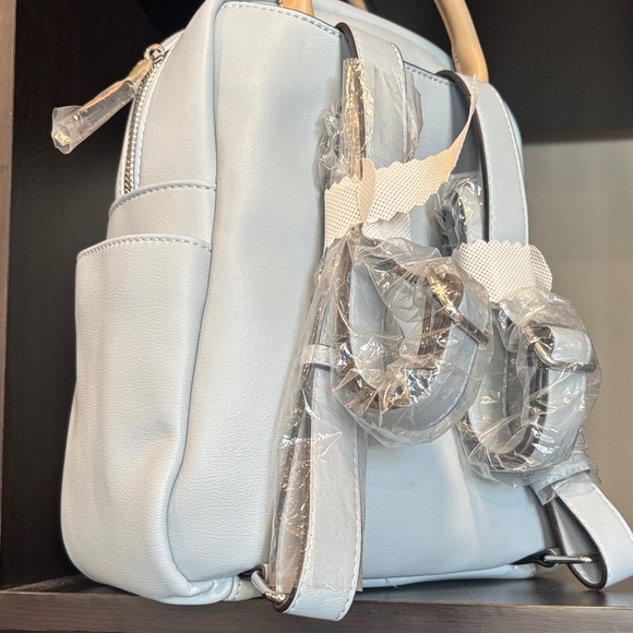 True Religion Blue Backpack with Studded Emblem - Picture 3 of 7